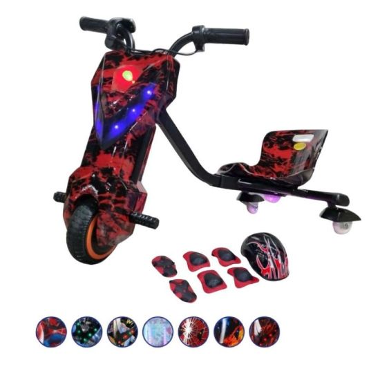 صورة سكوتر ميني دريفت الكهربائي تصميم الأبطال الخارقين